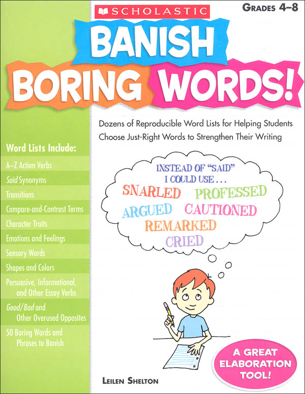 banish-boring-words-scholastic-teaching-resources-9780545083034