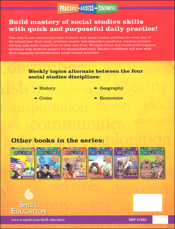 180 Days Of Social Studies For First Grade Shell Education 180 days of social studies for first grade shell education