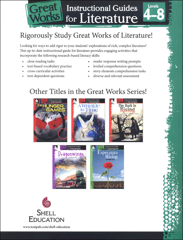 Bound Instructional Guides for Literature Shell Education 9781425817695
