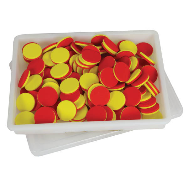 Simple Solution Two Color Red/Yellow Counters (pack of 100)