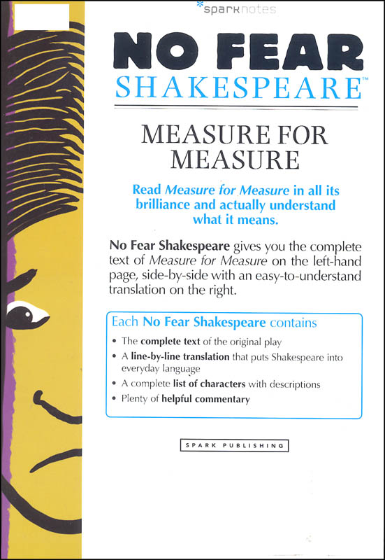 Measure for Measure (No Fear Shakespeare) | Spark Publishing ...