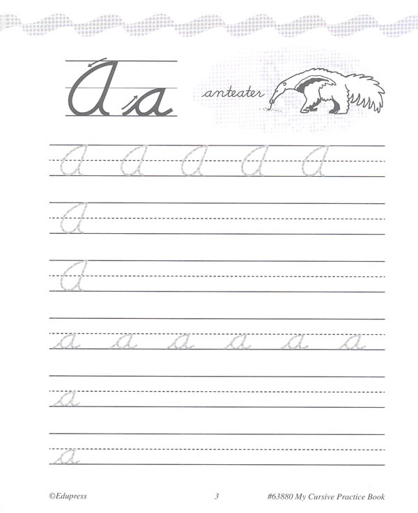 My Cursive Practice Book | Edupress | 9781420638806