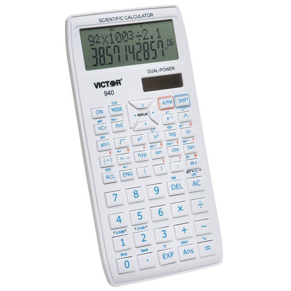 Victor 940 Scientific Calculator with 2 Line Display