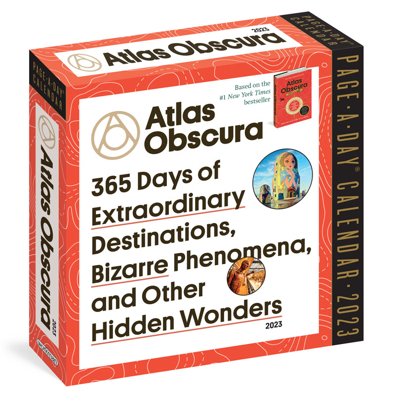 Atlas Obscura 2023 Page A Day Calendar Workman Publishing Company 9781523516520