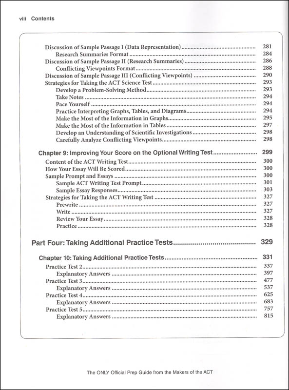 Official ACT Prep Pack 2019-2020 Edition with 7 Full Practice Tests (5 ...