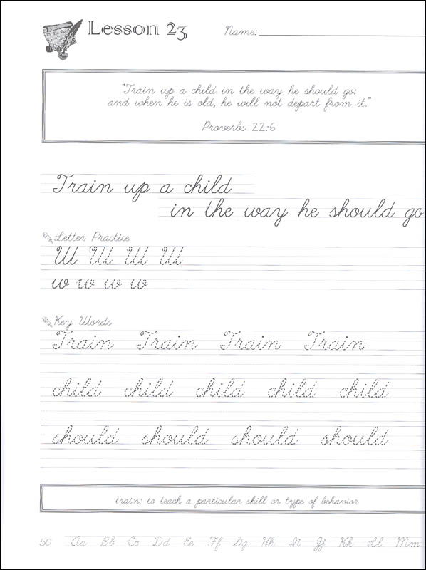 Patriotic Penmanship Grade 6 Enlarged Script | Laurelwood Books ...