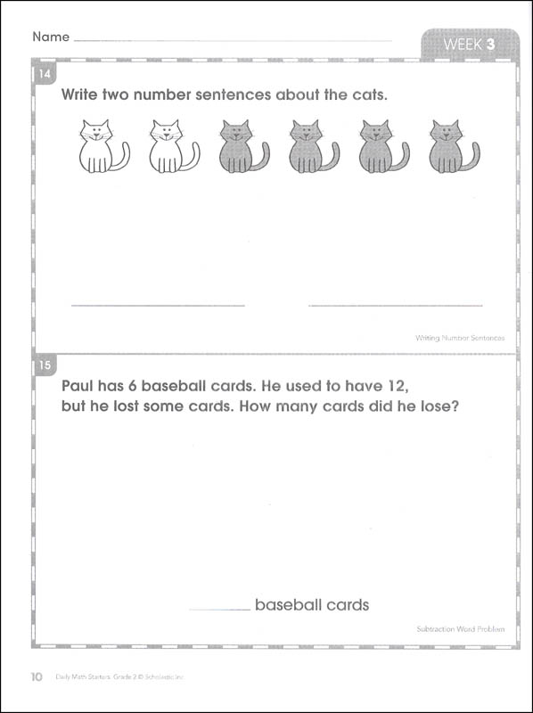 Daily Math Starters Grade 2 Scholastic Teaching Resources Daily math starters grade 2 scholastic teaching resources