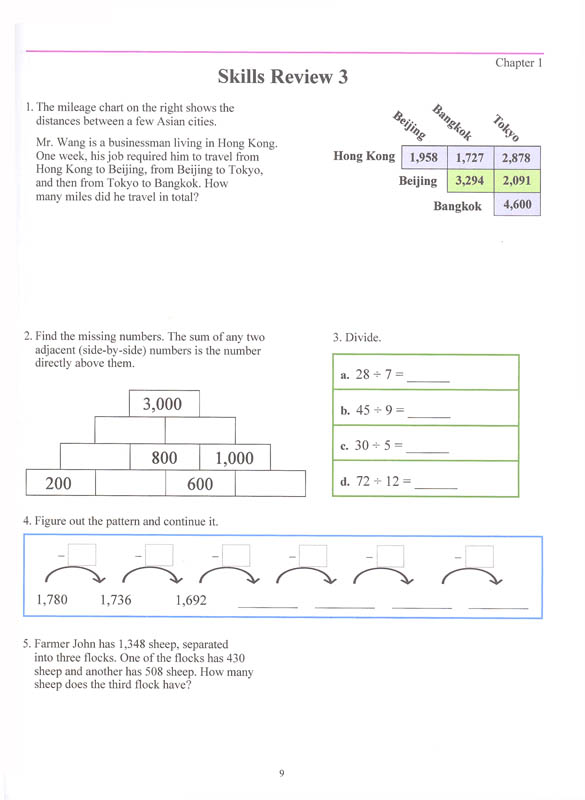 Math Mammoth Grade 4 Color Skills Review Workbook | Taina Marie Miller ...