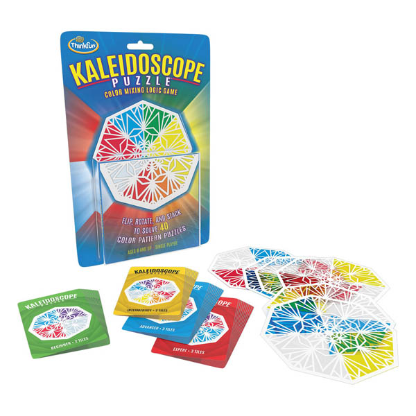 Kaleidoscope Puzzle Think Fun Color Mixing Logic Game Single Player And Fun! 