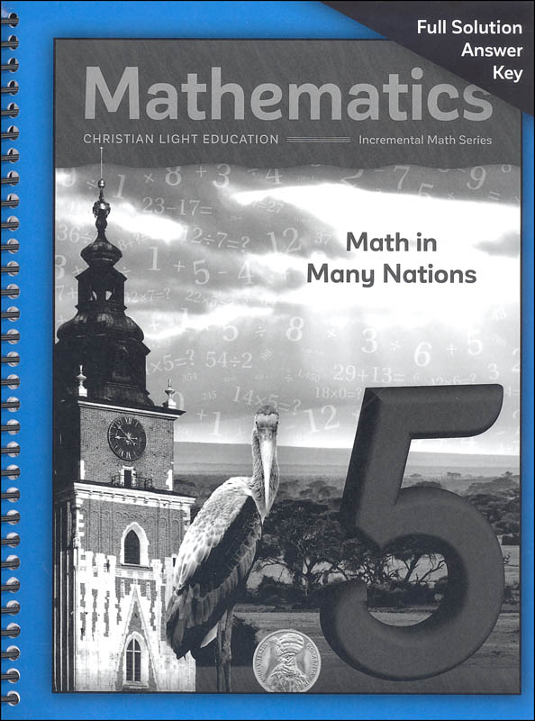 Mathematics Grade 5 Solution Key | Christian Light