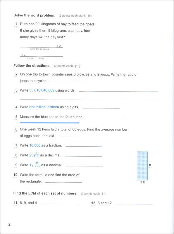 Mathematics Grade 5 Student Material | Christian Light