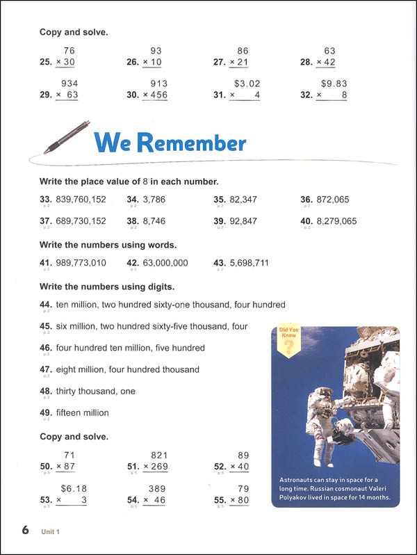 Mathematics Grade 5 Textbook: Math in Many Nations | Christian Light ...