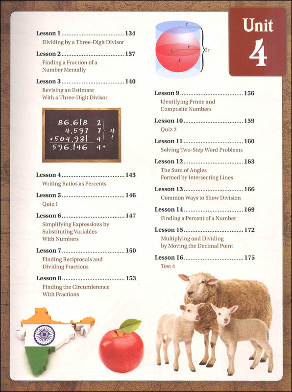 Mathematics Grade 6 Textbook Math in History Christian Light 9780878138913 Mathematics Grade 6 Textbook Math in History Christian Light 9780878138913
