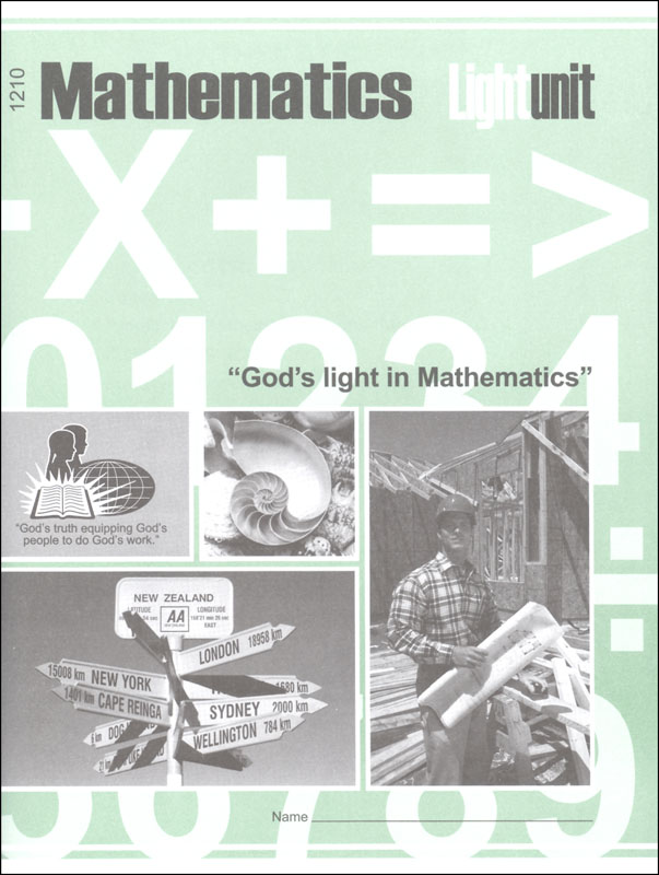 Mathematics LightUnit 1210 Functions & Trig