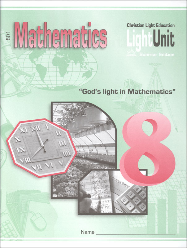 Mathematics LightUnit 801 Sunrise Edition
