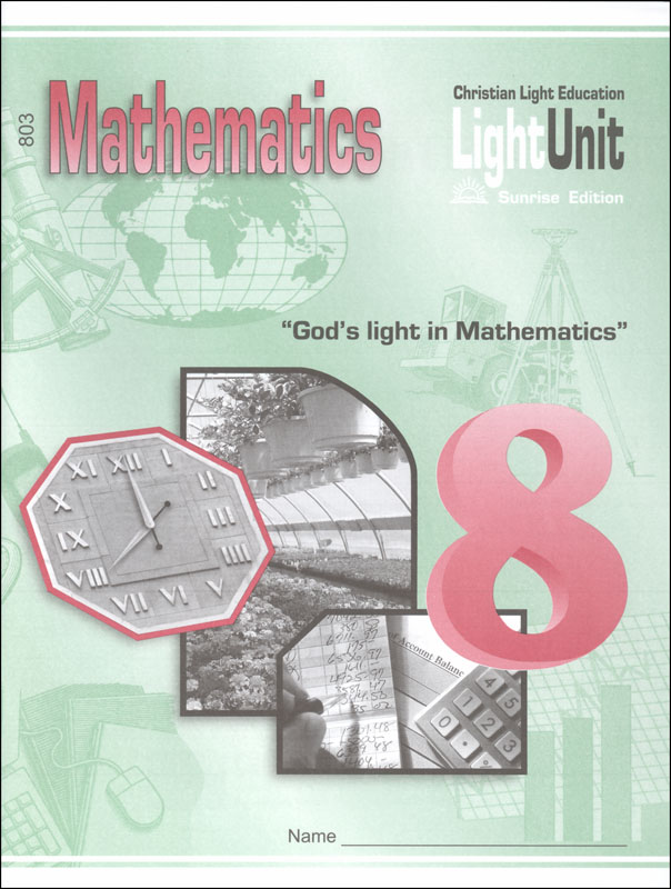 Mathematics LightUnit 803 Sunrise Edition