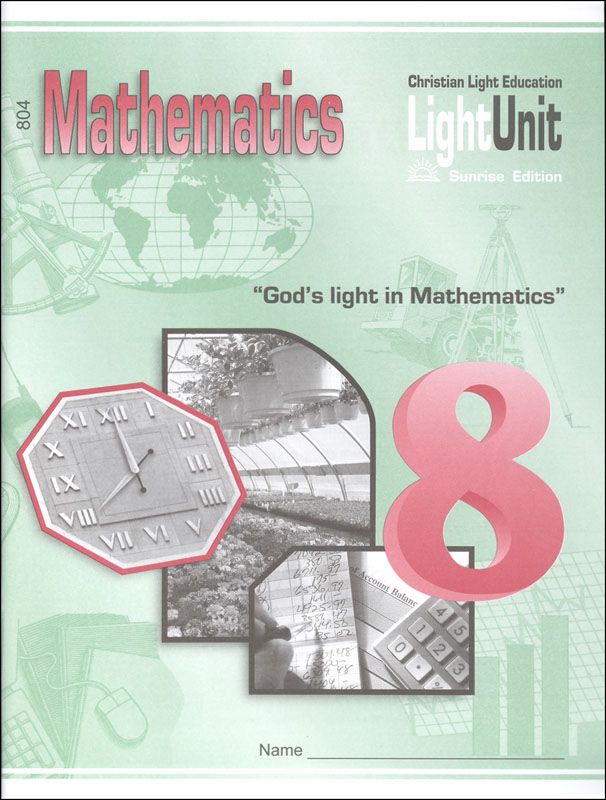 Mathematics LightUnit 804 Sunrise Edition