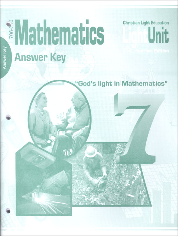 Mathematics LightUnits A/K 706-710 Sunrise Ed