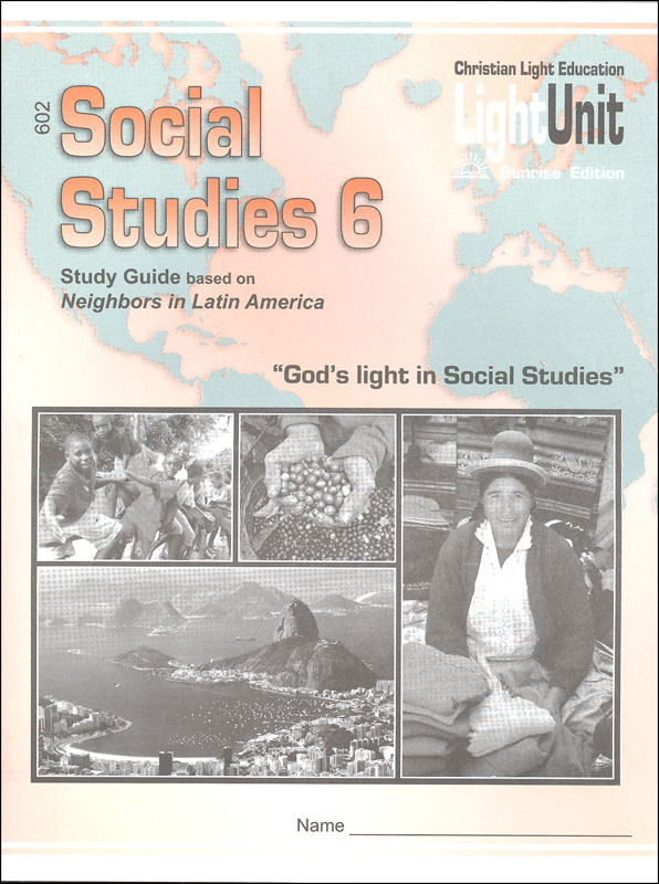 Social Studies 602 LightUnit Sunrise Edition
