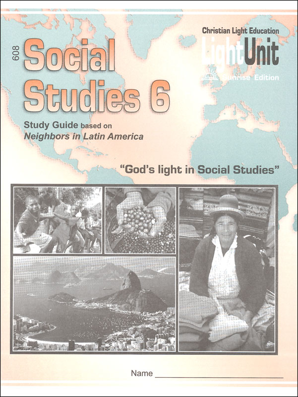 Social Studies 608 LightUnit Sunrise Edition