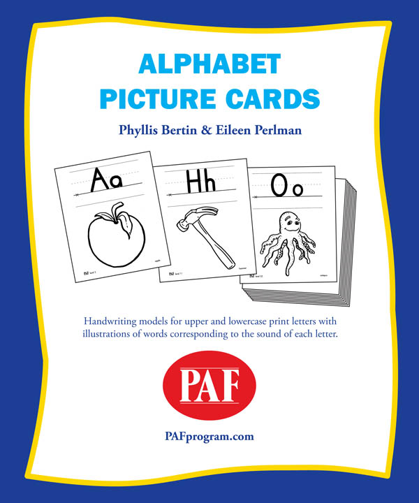Alphabet picture cards intelexia usa 9780963647160