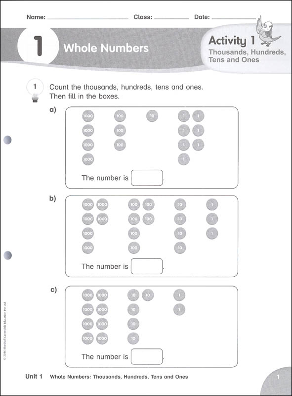 Shaping Maths Activity Book 4A 3rd Edition | Marshall Cavendish