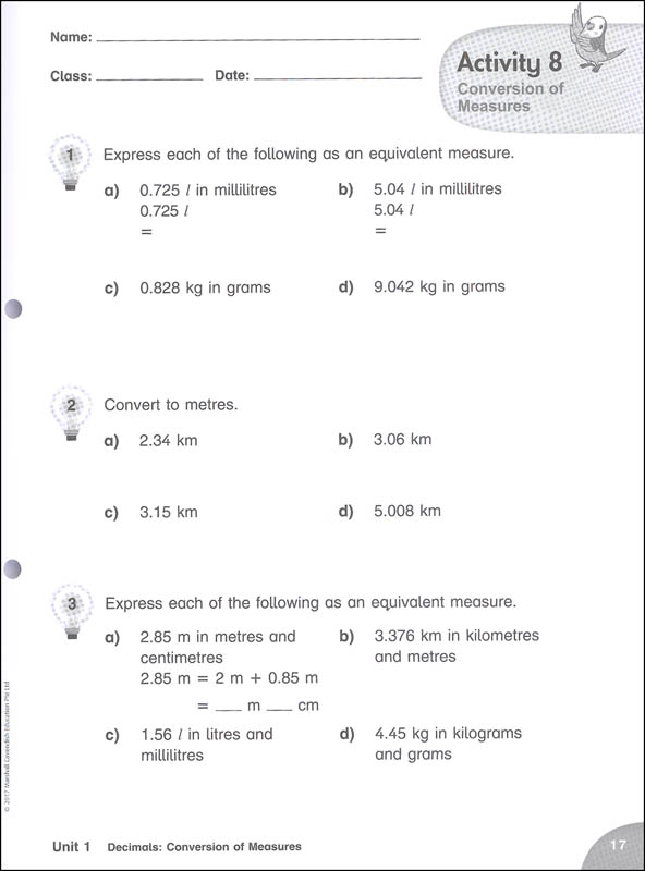 Shaping Maths Activity Book 5B 3rd Edition | Marshall Cavendish ...