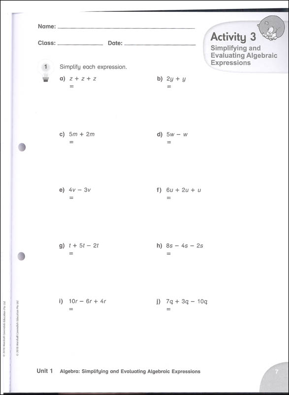 Shaping Maths Activity Book 6A 3rd Edition | Marshall Cavendish ...