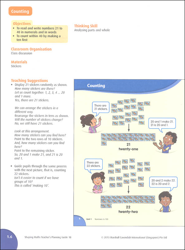 Shaping Maths Teacher's Planning Guide 1B 3rd Edition | Marshall ...