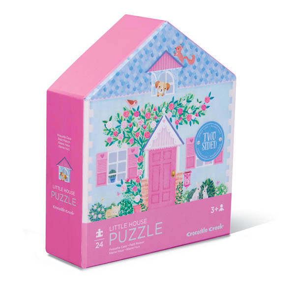 Little House TwoSided House Puzzle (24 pieces) Crocodile Creek