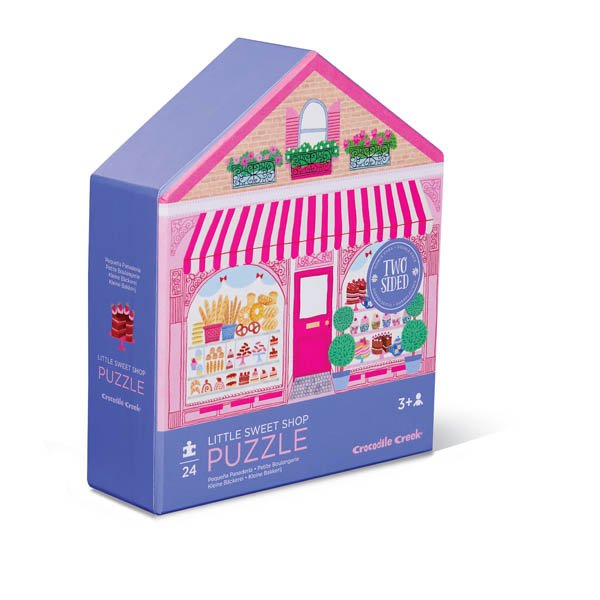 Little Sweet Shop Two-Sided House Puzzle (24 pieces)