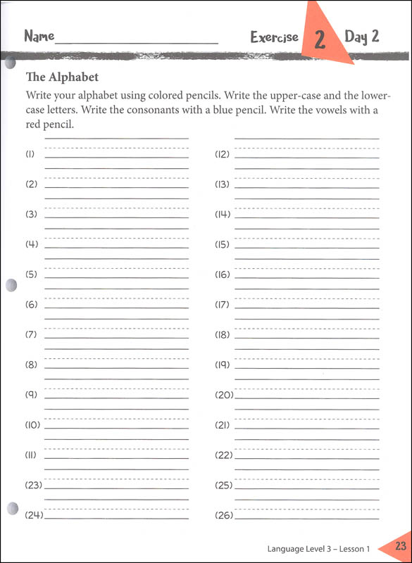 language lessons for a living education 3 master book publishers