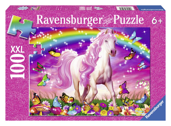 Horse Dream Glitter Puzzle (100 pieces)
