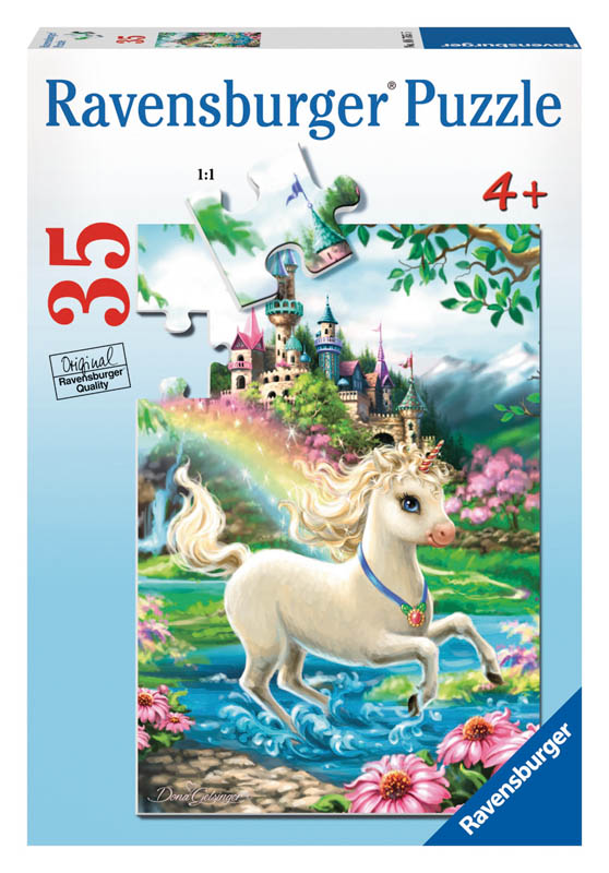 Unicorn Castle Children's Puzzle (35 pieces)