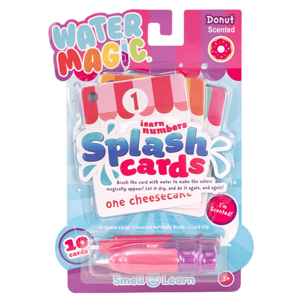 Water Magic Splash Cards - Numbers | Scentco