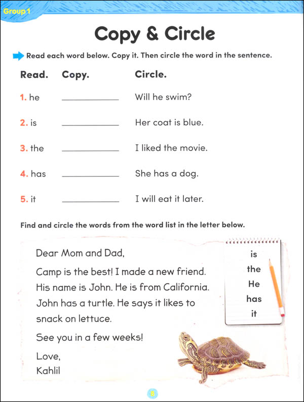 100 Words for Kids to Read in Kindergarten | Scholastic Teaching