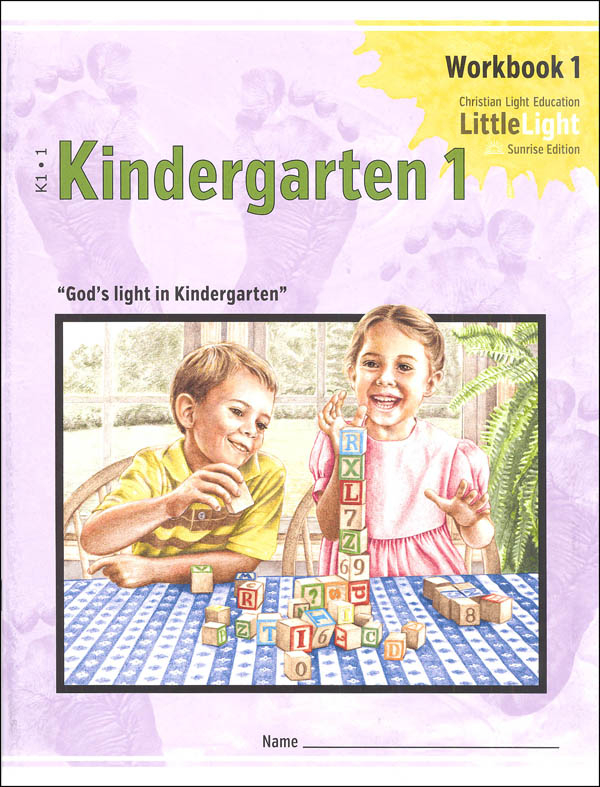 Kindergarten I - LittleLight Workbook 1 Sunrise Edition