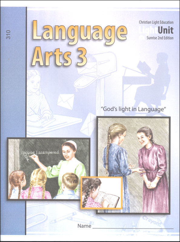 Language Arts LightUnit 310 Sunrise 2nd Edition