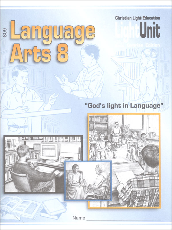 Language Arts LightUnit 809 Sunrise Edition