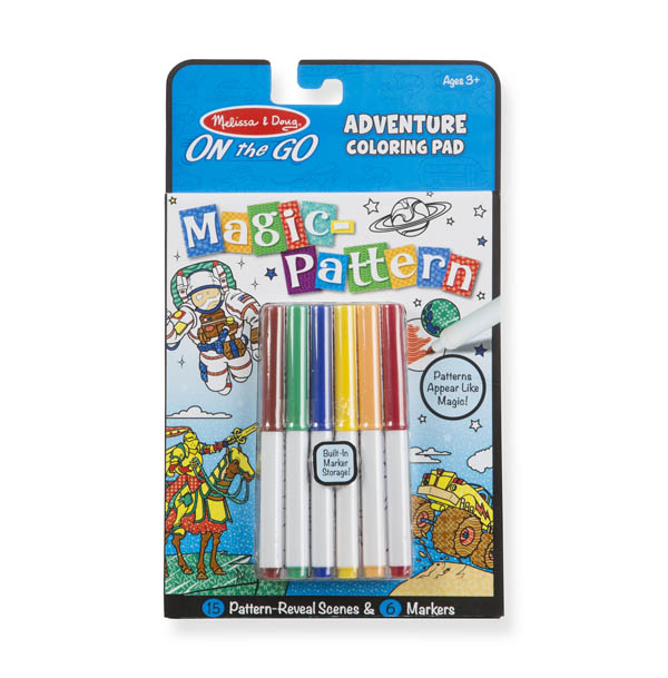 Magic-Pattern Coloring Pad On the Go Adventure