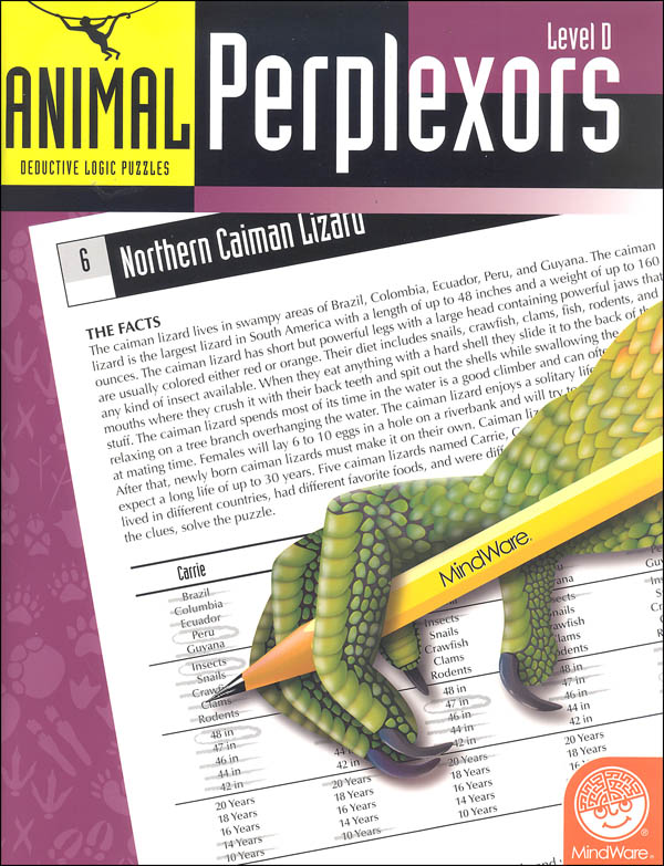 Animal Perplexors Level D | MindWare