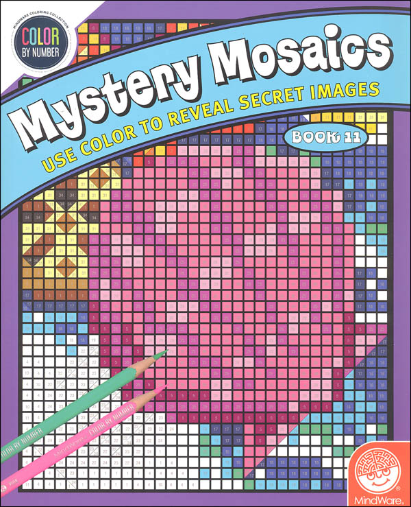 Color By Number Mystery Mosaics Book 11 MindWare