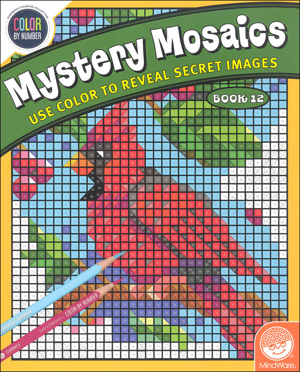 Color By Number Mystery Mosaics Book 12 MindWare