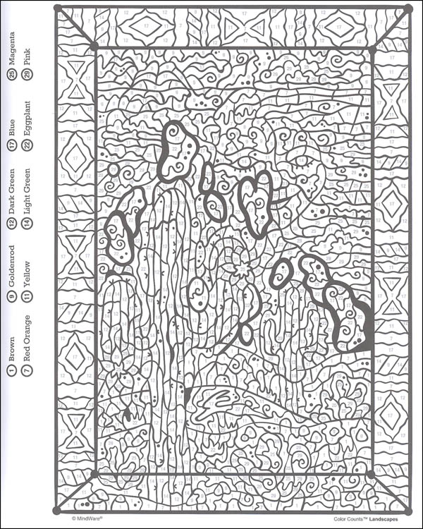 Color By Number Printables For Adults – Coloring.rocks! E64