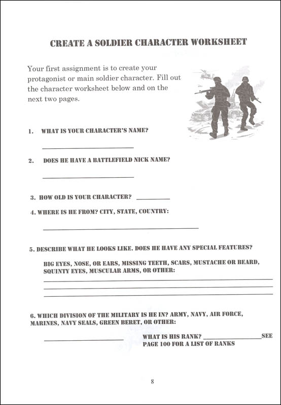 Battle scene writing examples picture