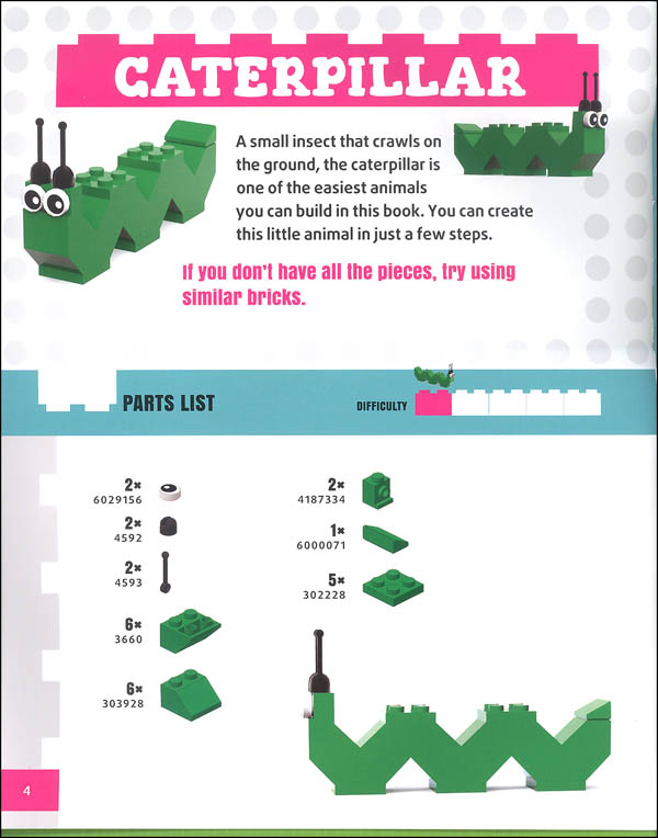 LEGO Zoo 50 EasytoBuild Animals No Starch Press 9781593279226