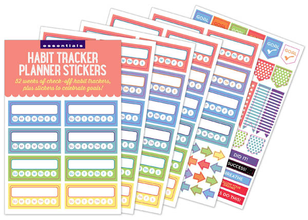 Habit Tracker Planner Stickers