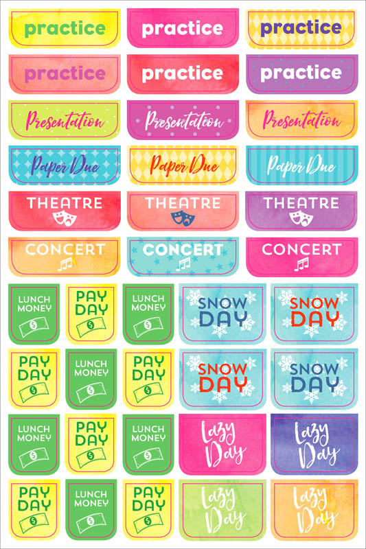 Student Planner Stickers Peter Pauper Press 9781441327710