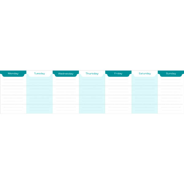 Weekly Planner Keyboard Pad (60 sheets) | Peter Pauper Press ...