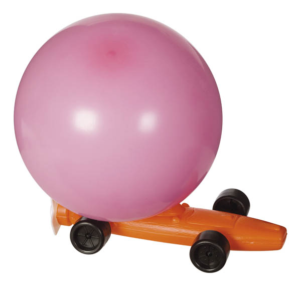 pump up balloon car